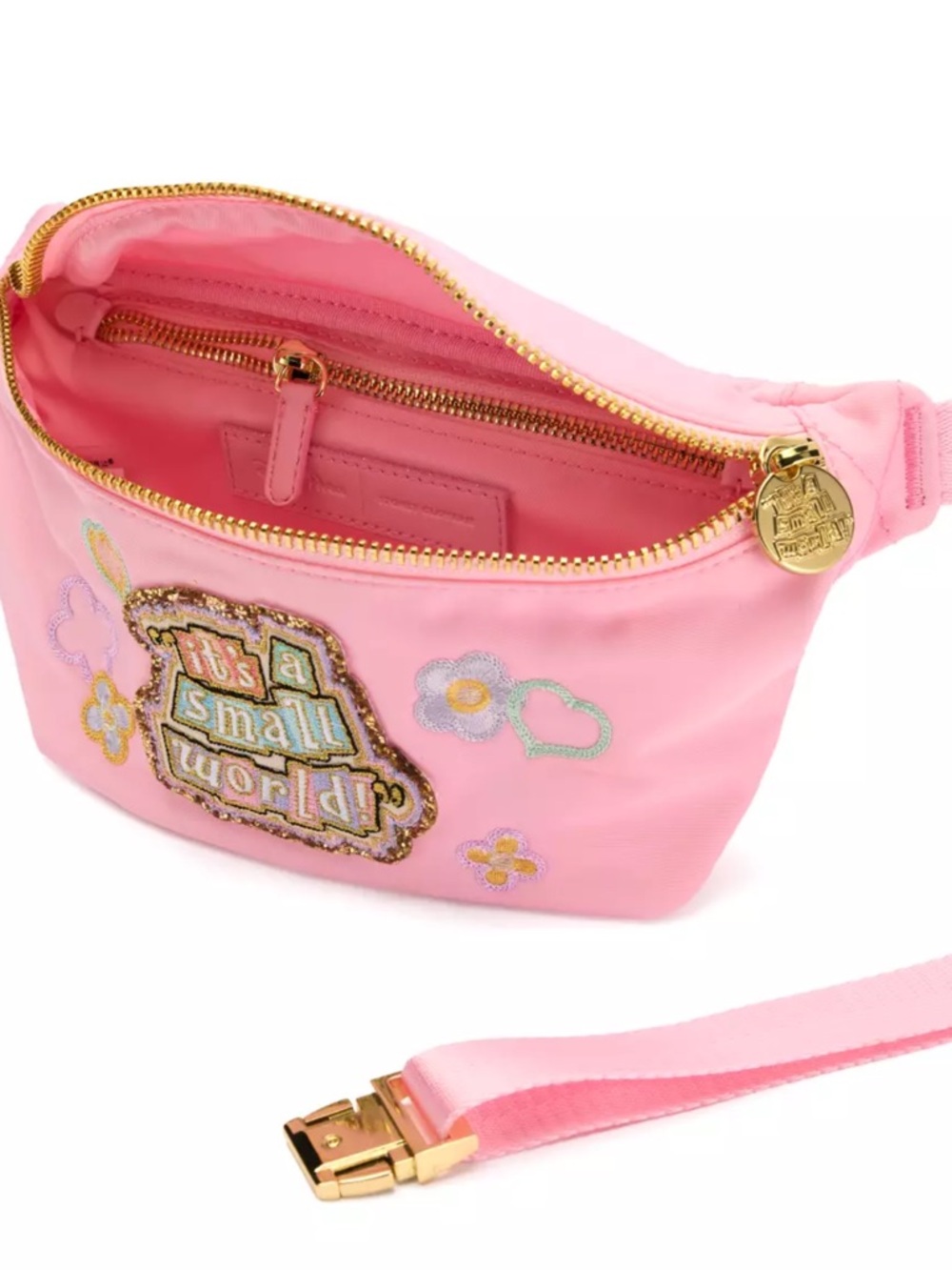 Stoney Clover Lane 'It's a Small World' Sequin Patch Fanny Pack - Picture 3 of 9